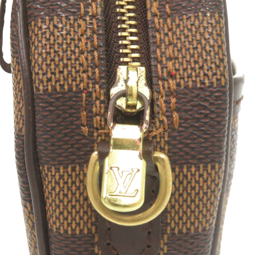 Pre-Loved Louis Vuitton Damier Ebene Ipanema Pochette - Picture 7 of 12